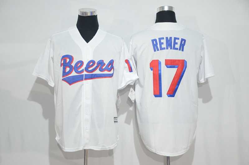 Bad News Beers #17 Doug Remer White Stitched Movie Jersey,We sell and wholesale Bad News Beers #17 Doug Remer White Stitched Movie Jersey on line form chian!
